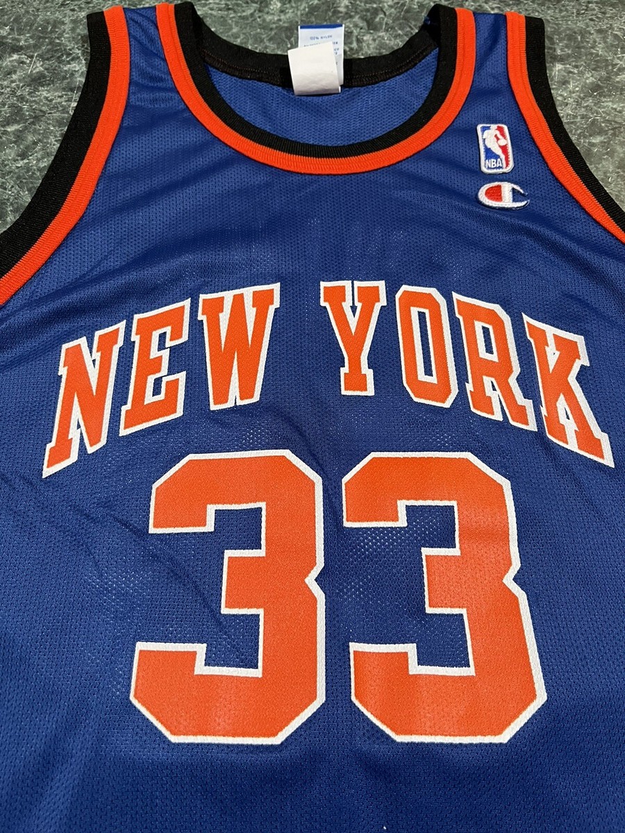 New York Knicks #33 Patrick Ewing NBA Basketball Champion Jersey Mens Size  44