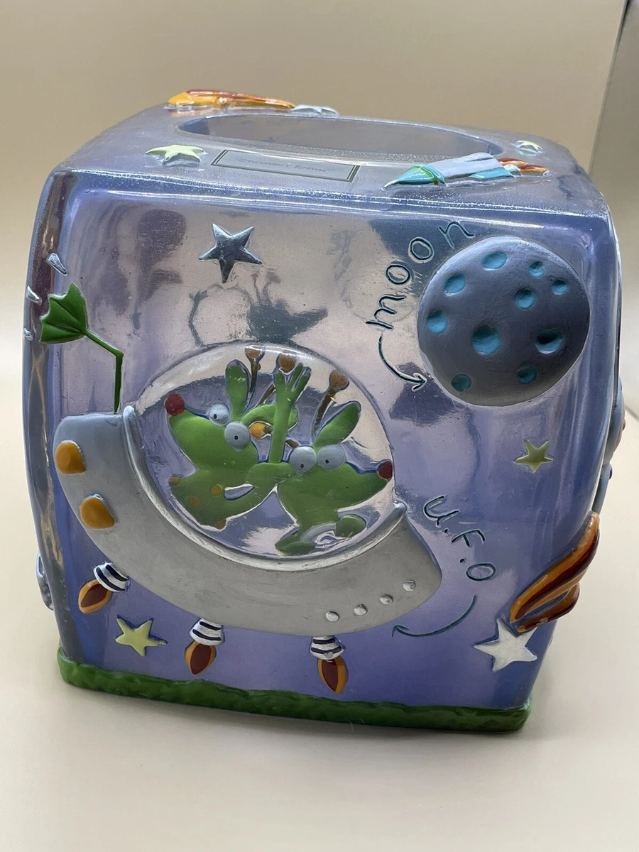 Kids 3 D Tissue Box Cover Alien Outer Space Area 51 Astronaut