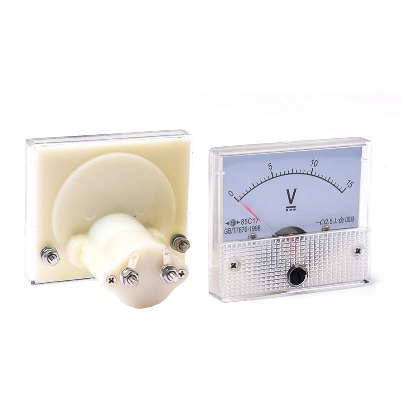 DC Analog Volt Spannung Nadel Panel Meter Voltmeter Gauge 85C1 DC 5V - 100V - Bild 2 von 4