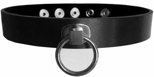 Collane e pendagli di bigiotteria neri unisex