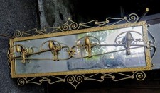 attaccapanni In Ferro Battuto dorato Pierluigi Colli