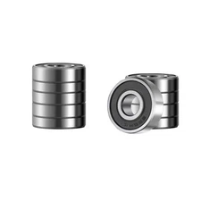 Qinda- 625 2RS （10Pcs）Ball Bearing Double Shielded Deep Groove Ball Bearings