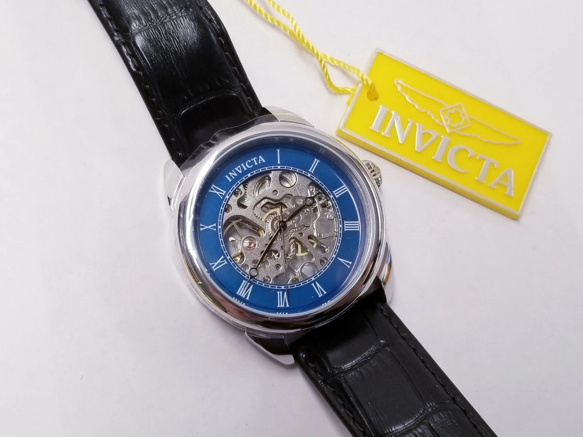 INVICTA Specialty Men s Mechanical Skeleton White Silver Watch Model 23534