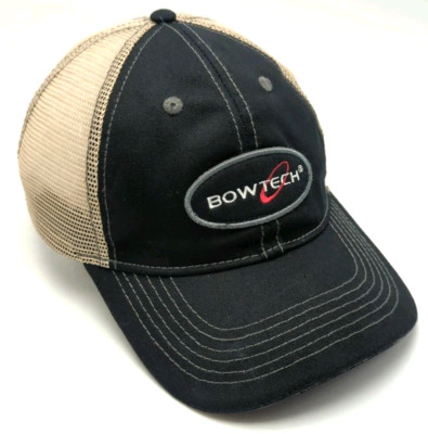 BOWTECH ARCHERY hat black beige adjustable cap