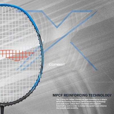 Sports Play Li-ning 3D Calibar X Combat Carbon Graphite Strung