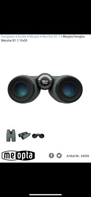 Fernglas Meostar B1.1 10x50 (limitiert) kratzfrei