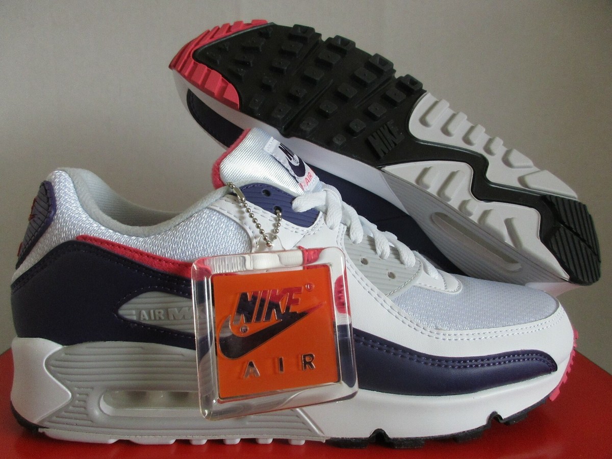 NIKE AIR MAX III 90 NIKE AIR MAX 90 WHITE-EGGPLANT-GREY SZ 10