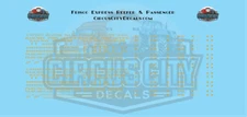 Frisco Express Reefer & Passenger N Scale Decal Set
