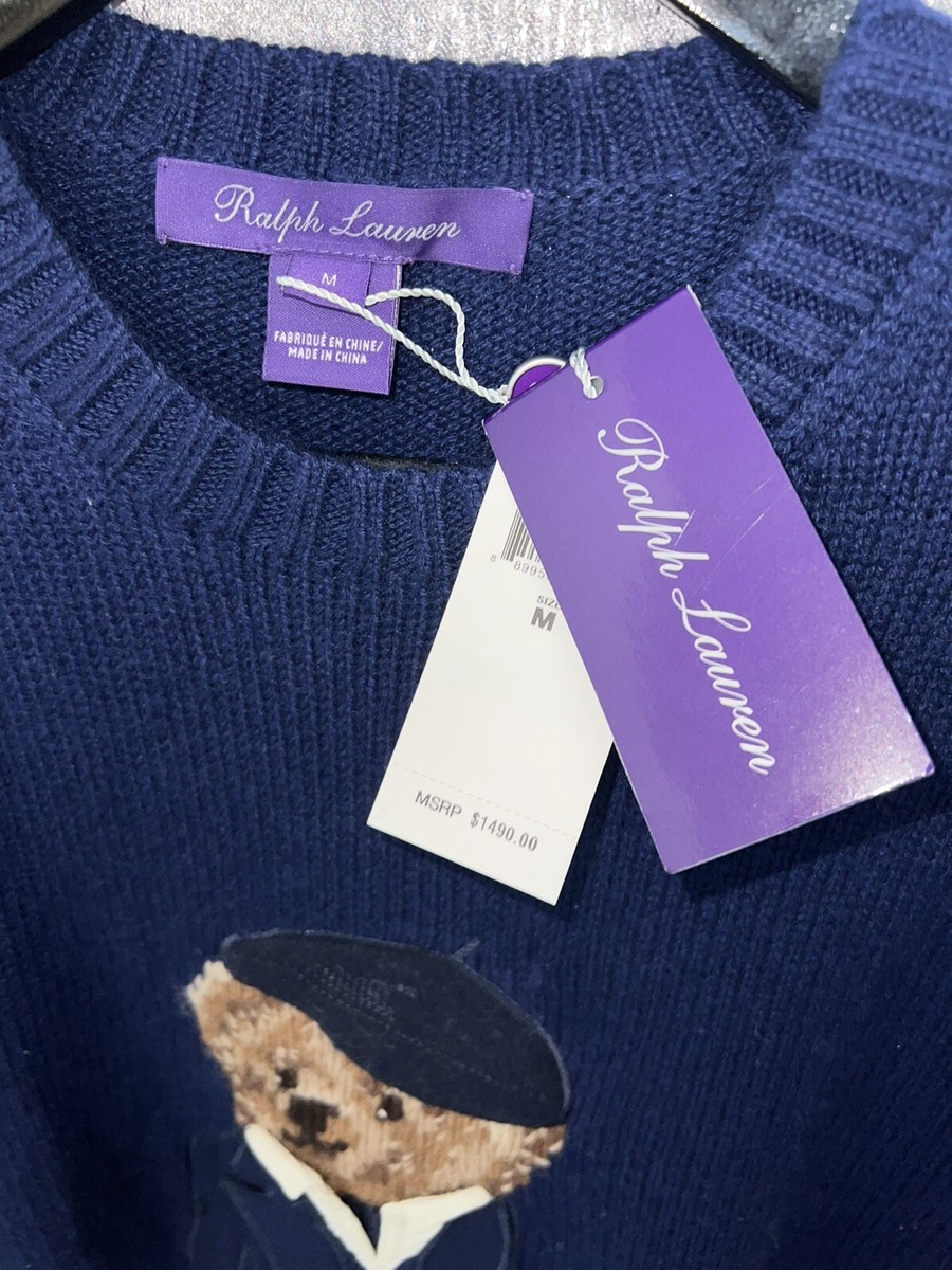 RALPH LAUREN PURPLE LABELサーマルニットMサイズ Ralph Lauren Purple Label Women/SPRINGBLUE 2021 Cashmere