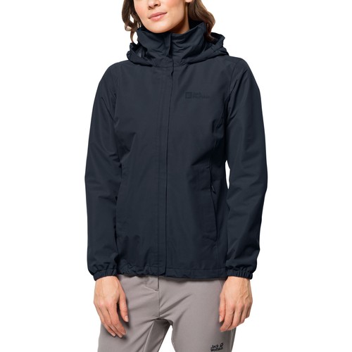 Jack Wolfskin Damen Regenjacke Jacke Outdoorjacke Stormy Point 2L Jacket - Bild 3 von 37