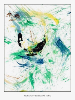 Moneigh print painted by Serena's Song at Denali Stud