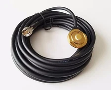 Roof Top Hole Antenna Mount NMO 17' RG58 MiniUHF Connector Motorola Mobile Radio