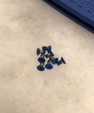 Custom Blue Screw Set For Benchmade Bugout 535 Handle Screws - Flush Conversion
