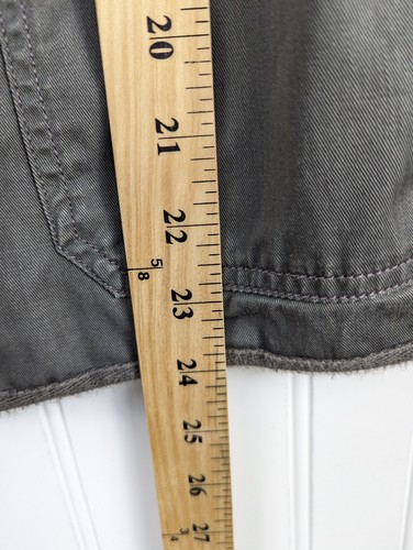 J Crew Mercantile Jacket Moto Jacket Womens Army Green Military Snaps Zip XS - Picture 9 of 9