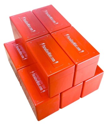 10 x Paradise Mint 10 Coin Red Storage Box Case for NGC and PCGS Slabs