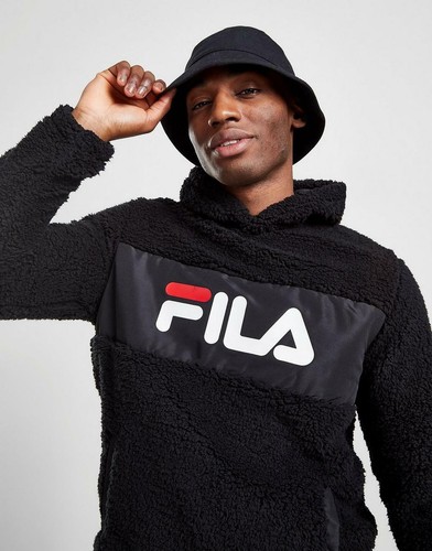 NUOVO Fila Uomo Dustin Sherpa Felpa Con Cappuccio | eBay