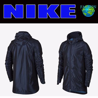 MSRP $225 Nike Mens Hyper Elite Basketball Hooded Jacket Size Small Blue 801919