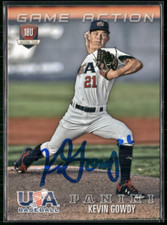 Kevin Gowdy Signed 2015 Panini USA Baseball IP Auto #76