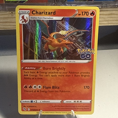 #ad #ad Pokémon TCG Charizard Holo Card Pokemon Go 010 078 Near Mint Condition $3.12