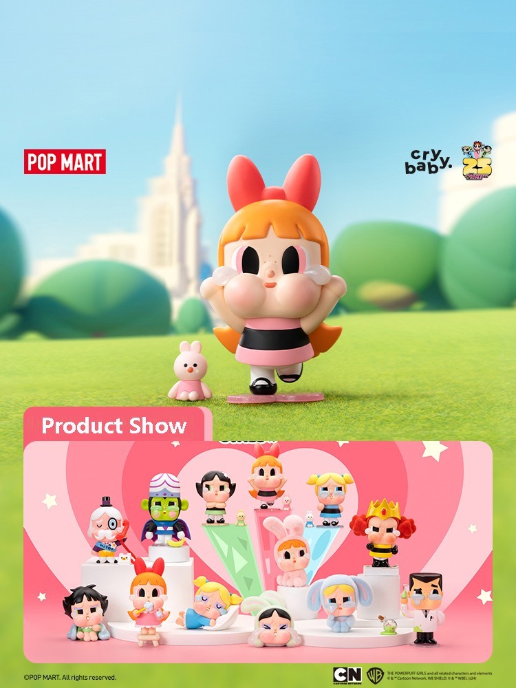 POP MART Cry Baby The Powerpuff Girls Series Figure Confirmed