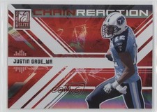 2009 Donruss Elite Chain Reaction Red 114/199 Justin Gage #15 0f8