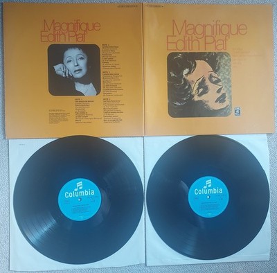 Edith Piaf   Magnifique 2LP Columbia Vinyl Doppel-LP Chanson Klassiker Sammlung