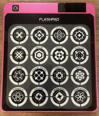 ViRZTEX Flashpad Infinite Handheld Touchscreen Game Tested Working Pink