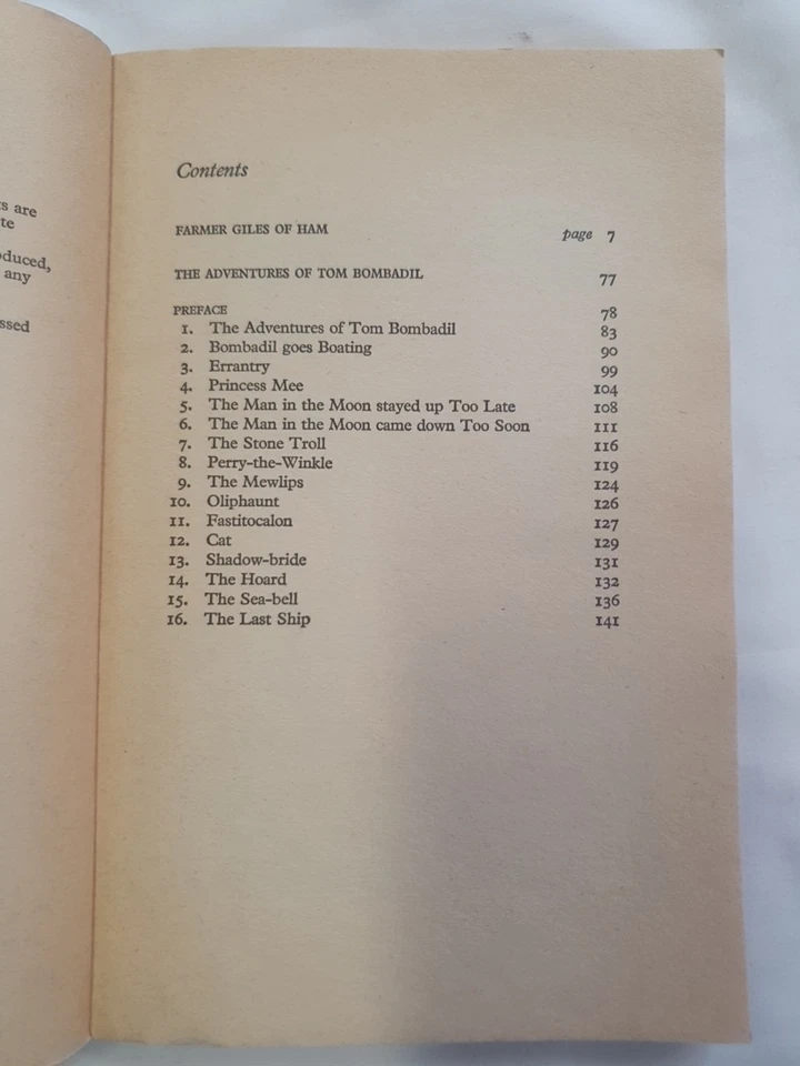 Tolkien: Farmer Giles of Ham & The Adventures of Tom Bombadil - Unwin (PB 1975) - Image 4 of 4