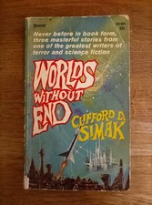 BOOK - *1st Ed* Worlds Without End By Clifford D Simak Belmot PB 1956 Sci-fi 