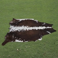 100 Real Natural Area Cow Hair On Cowhide Skin Floor Rug Carpet 65"x60" CC1418