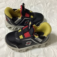 S Sport By Skechers Step-Ins Sneakers Hands Free Light Up Boy's Size 7 New
