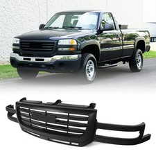 For 2003-2007 Gmc Sierra 2500 Hd 3500 Hd Matte Black Front Upper Grille Grill For 2003-2007 Gmc Sierra 2500 Hd 3500 Hd Matte Black Front Upper Grille Grill