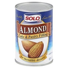 Solo Almond Cake and Pastry Filling 12.5oz, 2 Cans 12.5oz