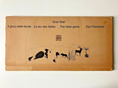 Enzo Mari - The Fable Game / Das Märchenspiel, Dänisch 1971
