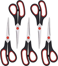 Scissors, Multipurpose Office Scissors,8.5 Inch Ultra Sharp Shears, Comfort-Grip