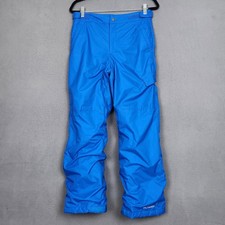 Columbia Ice Slope II Snow Pants Youth Large Blue Insulated Ski Winter Nylon