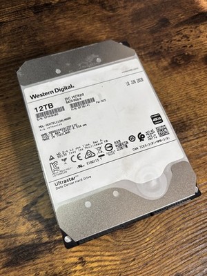 WD Ultrastar 12TB HDD 100% HEALTH 7200RPM SATA 6gb/s 3,5''