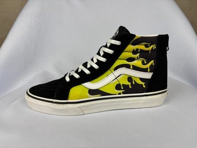 Vans Sk8-Hi Zip Slime Flame Sneakers Size US Juniors 7 / UK 6 / EU 39 / CM 25
