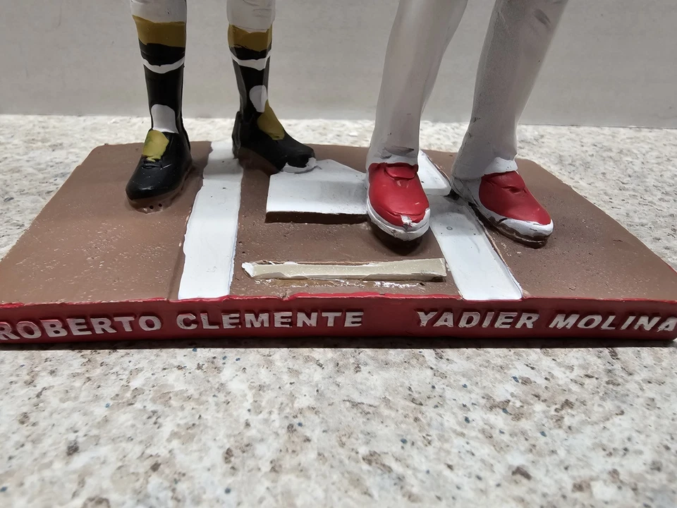 Yadier Molina And Roberto Clemente St Louis Cardinals MLB SGA Bobblehead 2018... - Image 4 of 4