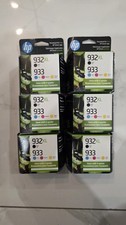 Genuine HP 932XL  933 Ink Cartridges OEM New Sealed. Exp 27.