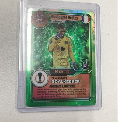 2023-24 Topps Merlin Uefa Club Competitions Merlin's Gamers Guillaume Restes 