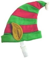 Dog Christmas Elf Hat Festive Holiday Pet Costume Small 