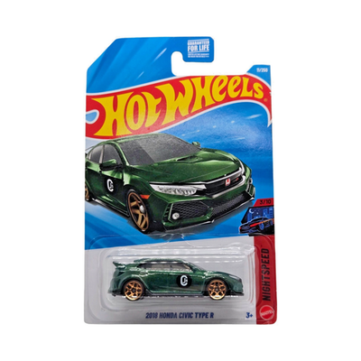 2026 Hot Wheels 2018 Honda Civic Type R #11 Dark Green JDM - Set