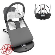 HOUSEHOLD WORLD Grey Baby Bouncer Seat 0-18M Cotton Rocker