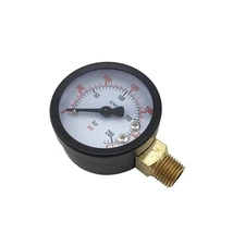 Co2 Regulator Gauge Replacement 0-60psi 0-3000psi Pressure 1/4"NPT Thread