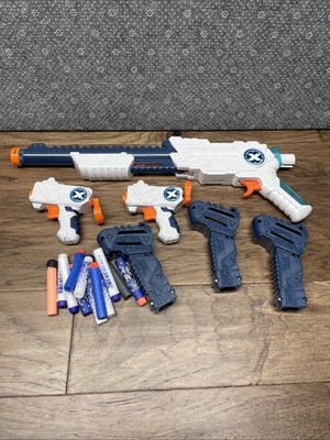 Zuru X-Shot Lot Mini Blaster Dart Guns Darts Clips Gun Compact Toy Blaster MH JD