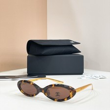 Chanel CH9209 Sunglasses 53-22-140 Oval Frame Designer Eyewear