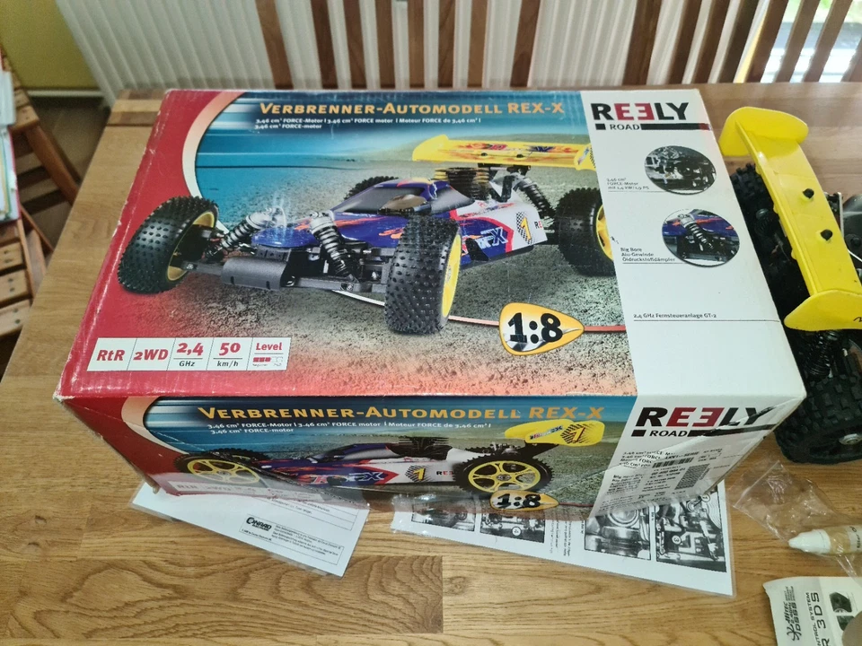 Reely Rex-X Racing Car 1:8 RC Buggy 4WD Verbrenner Motor Modellauto - Bild 2 von 4