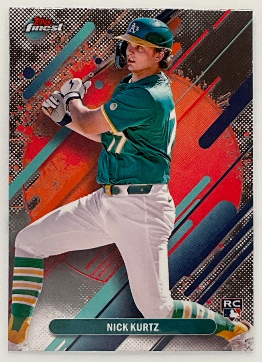2025 Topps Finest Nick Kurtz Rare #252 RC Athletics