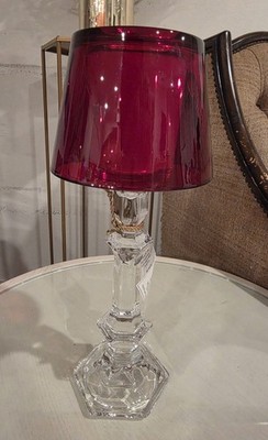 LADY PRIMROSE Royal Extract Crystal Glass Holder Pedestal Regal Candle New